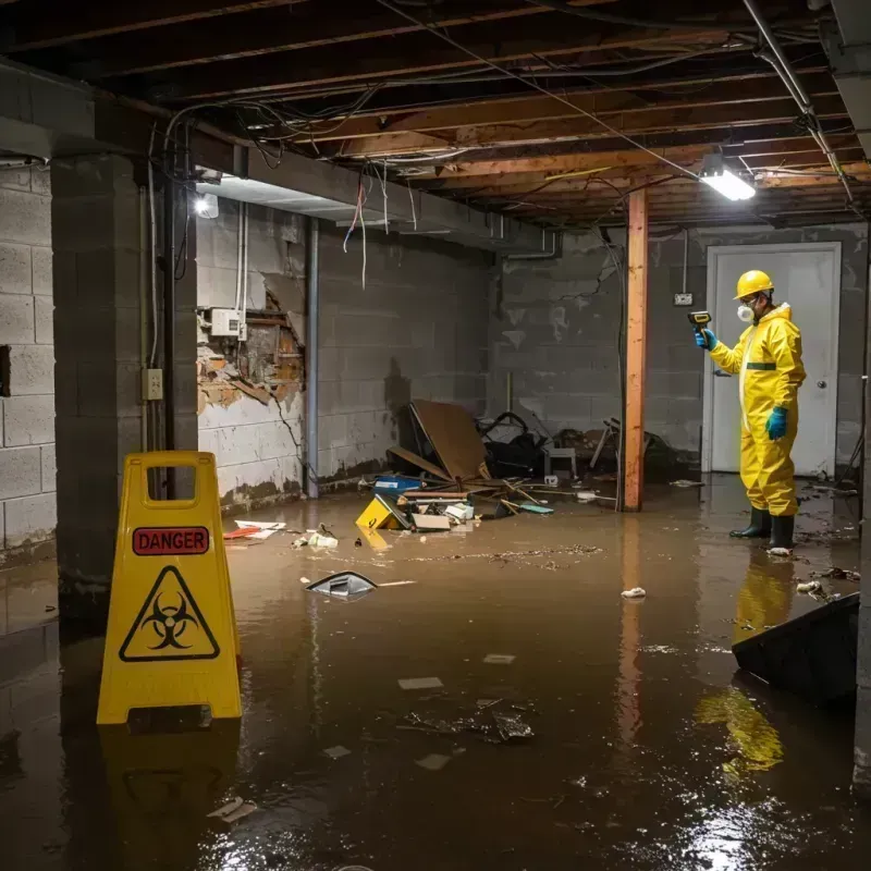 Flooded Basement Electrical Hazard in Placentia, CA Property